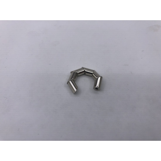 Neodímium gyűrű mágnes,  4mm x 1,6mm x 8mm, letöréssel, N48 - kifutó termék