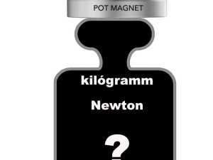 A mágnes tartó erejének meghatározásához a kilogramm vagy a Newton mértékegységet kell használni?