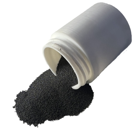 Pulbere de fier - Pilitură de fier, 0,3 mm într-o cutie de plastic / 100 gr