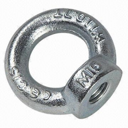 Gyűrűs anya, M 6  - acél