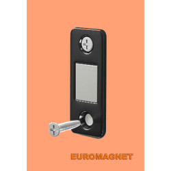Ajtó,ablak csappantyú mágnes 37-42mm (Fekete)