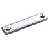  Neodímium mágnes acél házban,  80 mm x 13 mm x 5 mm, süllyesztett furattal