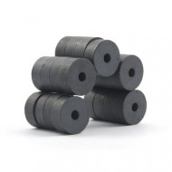 Magnet inel 20mm x 5mm x 10mm Ferită de stronțiu Magnet inel 20mm x 5mm x 10mm Ferită de stronțiu
