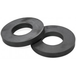 Magnet inel 133mm x 56mm x 19mm Ferită de stronțiu Magnet inel 133mm x 56mm x 19mm Ferită de stronțiu