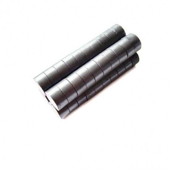 Korong mágnes 10mm x 5mm Stroncium-Ferrit