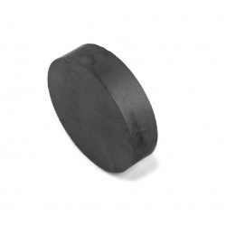 Disc magnet 50mm x 10mm - Ferită de Stronțiu Disc magnet 50mm x 10mm - Ferită de Stronțiu