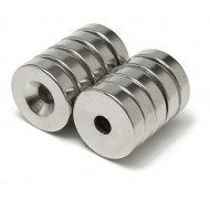 Neodímium gyűrű mágnes süllyesztett 10mm x 4,5mm x 5mm, N48,  Neodímium gyűrű mágnes süllyesztett 10mm x 4,5mm x 5mm, N48,