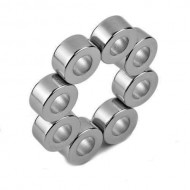 Neodímium gyűrű mágnes,  10mm x 5mm x 5mm, N48, diametrikus Neodímium gyűrű mágnes,  10mm x 5mm x 5mm, N48, diametrikus