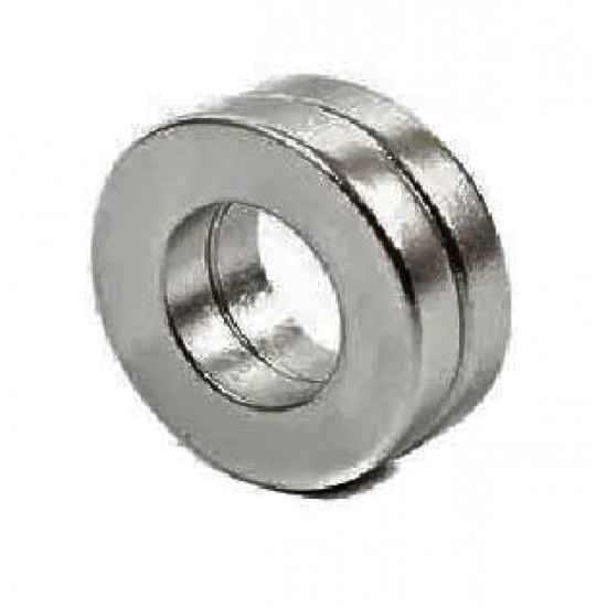 Neodímium gyűrű mágnes,  12mm x 7,5mm x 3mm, N35 - kifutó termék