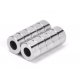 Neodímium gyűrű mágnes,  12mm x 7,3mm x 10mm, N48