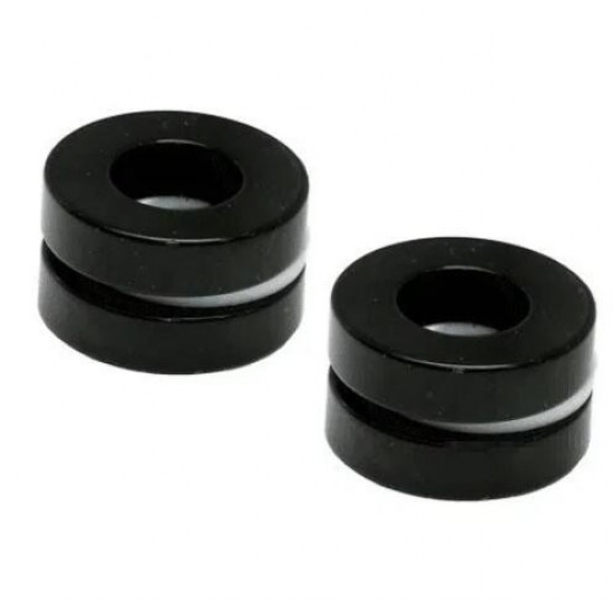 Neodímium gyűrű mágnes,  14mm x 8mm x 4mm, N35, epoxy - kifutó termék