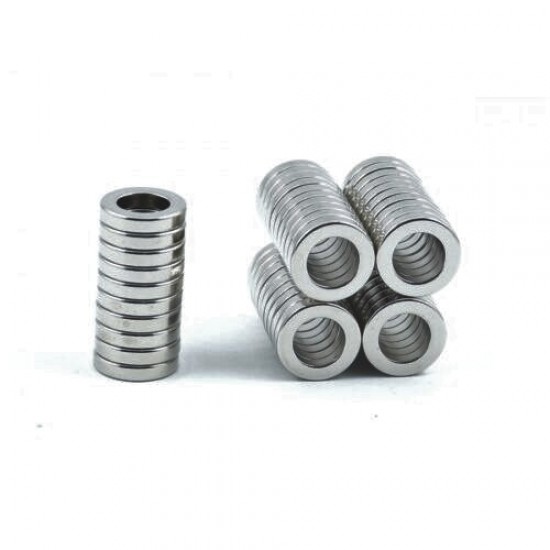 Neodímium gyűrű mágnes,  17,5mm x 9mm x 2,5mm, N48