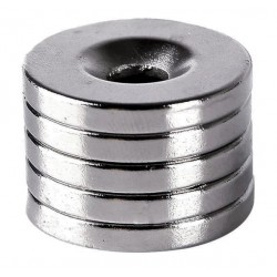 Neodímium gyűrű mágnes süllyesztett   D20mm x d5,5mm x 3mm, N48 Neodímium gyűrű mágnes süllyesztett   D20mm x d5,5mm x 3mm, N48
