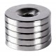 Neodímium gyűrű mágnes süllyesztett   D20mm x d5,5mm x 3mm, N48