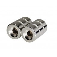 Neodímium gyűrű mágnes süllyesztett  ,  D20mm x d5mm x 10mm, N48 Neodímium gyűrű mágnes süllyesztett  ,  D20mm x d5mm x 10mm, N48