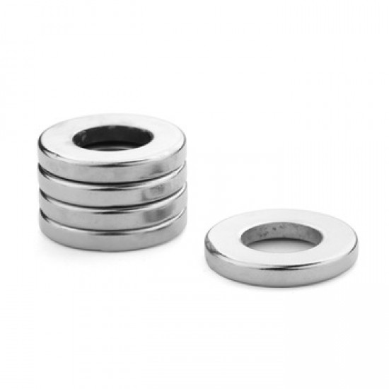 Neodímium gyűrű mágnes,  20mm x 7mm x 2mm, N35