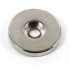 Neodymium ring magnet recessed 16mm x 4.5mm x 3,5mm, N35, countersink