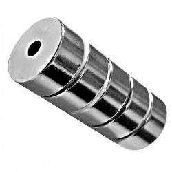 Neodímium gyűrű mágnes,  24mm x 6,5mm x 10mm, N35 Neodímium gyűrű mágnes,  24mm x 6,5mm x 10mm, N35
