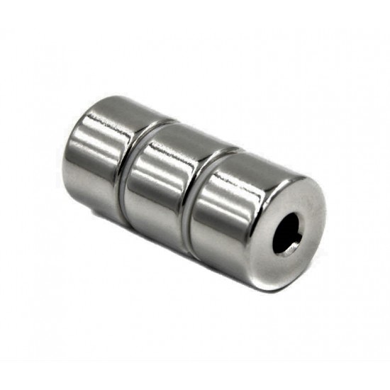 Neodímium gyűrű mágnes,  25,4mm x 6,1mm x 15mm, N48 - kifutó termék