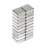 Neodímium hasáb mágnes,  10mm x 10mm x 4mm, N52