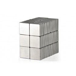 Neodímium hasáb mágnes,  10mm x 10mm x 1mm, N52 Neodímium hasáb mágnes,  10mm x 10mm x 1mm, N52
