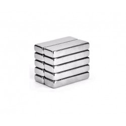 Neodímium hasáb mágnes,  30mm x 10mm x 5mm, N35 Neodímium hasáb mágnes,  30mm x 10mm x 5mm, N35