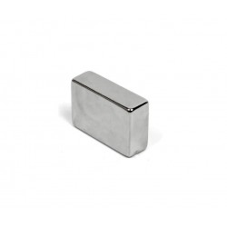 Neodímium hasáb mágnes,  40mm x 30mm x 15mm, N35 Neodímium hasáb mágnes,  40mm x 30mm x 15mm, N35