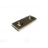 Neodymium bar magnet, 50mm x 20mm x 5mm, N48, with 2 holes, recessed
