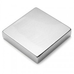 Neodímium hasáb mágnes,  50mm x 50mm x 10mm, N35 Neodímium hasáb mágnes,  50mm x 50mm x 10mm, N35