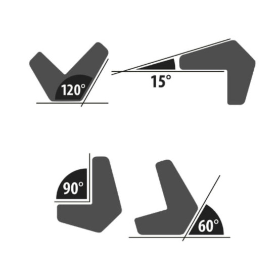 Hegesztőmágnes - mágneses pozícionáló 15° - 60- °90° - 120° - 9 kg