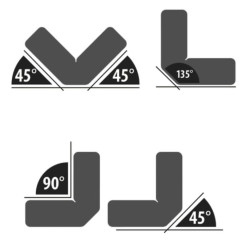 Hegesztőmágnes - 45° - 90° - 135° - 9 kg Hegesztőmágnes - 45° - 90° - 135° - 9 kg