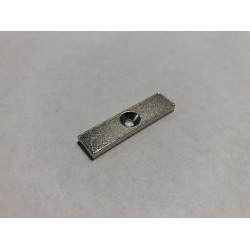 40mm x 10mm x 3mm , süllyesztett acél hasáb ellendarab, felületvédelemmel 40mm x 10mm x 3mm , süllyesztett acél hasáb ellendarab, felületvédelemmel