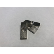 30mm x 10mm x 3mm, contrapiesa de bara de otel incastrata, cu protectie la suprafata 30mm x 10mm x 3mm, contrapiesa de bara de otel incastrata, cu protectie la suprafata