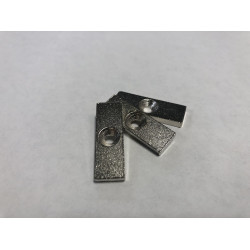 30mm x 10mm x 3mm , süllyesztett acél hasáb ellendarab, felületvédelemmel 30mm x 10mm x 3mm , süllyesztett acél hasáb ellendarab, felületvédelemmel