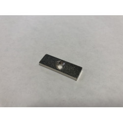 30mm x 10mm x 3mm , süllyesztett acél hasáb ellendarab, felületvédelemmel 30mm x 10mm x 3mm , süllyesztett acél hasáb ellendarab, felületvédelemmel
