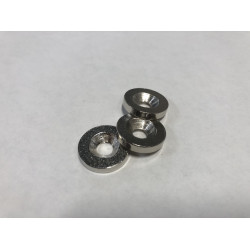 18mm x 6mm x 3mm , süllyesztett acél gyűrű ellendarab, felületvédelemmel 18mm x 6mm x 3mm , süllyesztett acél gyűrű ellendarab, felületvédelemmel