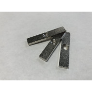 50mm x 10mm x 3mm, contrapiesa de bara de otel incastrata, cu protectie la suprafata 50mm x 10mm x 3mm, contrapiesa de bara de otel incastrata, cu protectie la suprafata