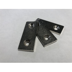 50mm x 20mm x 3mm , süllyesztett acél hasáb ellendarab, felületvédelemmel 50mm x 20mm x 3mm , süllyesztett acél hasáb ellendarab, felületvédelemmel