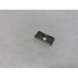 20mm x 10mm x 3mm , süllyesztett acél hasáb ellendarab, felületvédelemmel 20mm x 10mm x 3mm , süllyesztett acél hasáb ellendarab, felületvédelemmel