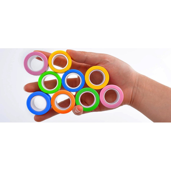 Mágneses gyűrűk - Fidget játékok 6 db. Mágneses gyűrűk - Fidget játékok 6 db.