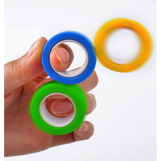 Mágneses gyűrűk -  Fidget játékok 3 db.