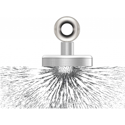 Magnet POT, 25 mm, tija, filet interior Neodim Magnet POT, 25 mm, tija, filet interior Neodim