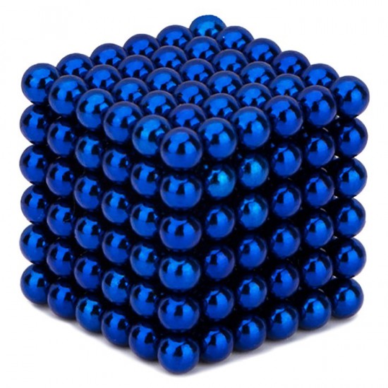 NEOCUBE    Kék - 216 darab 5 mm-s mágnes golyó