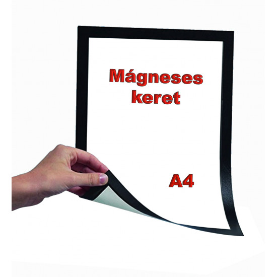 Mágneses prezentációs keret sárga, A4