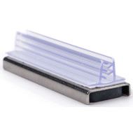 Névjegykártya tartó mágneses sínben  Névjegykártya tartó mágneses sínben