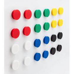 Mágnes színes jelzőkorong, átm. 25 mm-es, ferrit mágnessel világoskék Mágnes színes jelzőkorong, átm. 25 mm-es, ferrit mágnessel világoskék