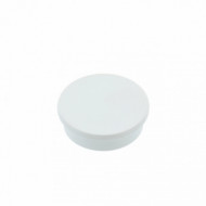 Disc indicator magnetic colorat, dia. 30 mm, alb cu magnet de ferită Disc indicator magnetic colorat, dia. 30 mm, alb cu magnet de ferită
