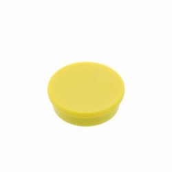 Mágnes színes jelzőkorong, átm. 20 mm-es, ferrit mágnessel sárga Mágnes színes jelzőkorong, átm. 20 mm-es, ferrit mágnessel sárga