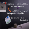 Vasfólia - mágnesfal
