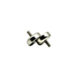 Magnet POT, 12 mm, tija, filet exterior Neodim Magnet POT, 12 mm, tija, filet exterior Neodim